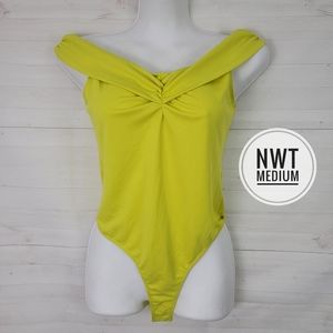 NWT Sexy Bright Snap Bodysuit